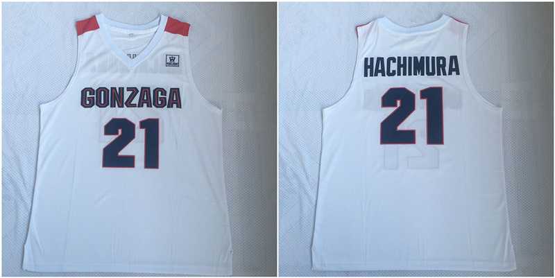 Gonzaga Bulldogs 21 Rui Hachimura White College Basketball Jersey,We sell and wholesale Gonzaga Bulldogs 21 Rui Hachimura White College Basketball Jersey on line form chian!